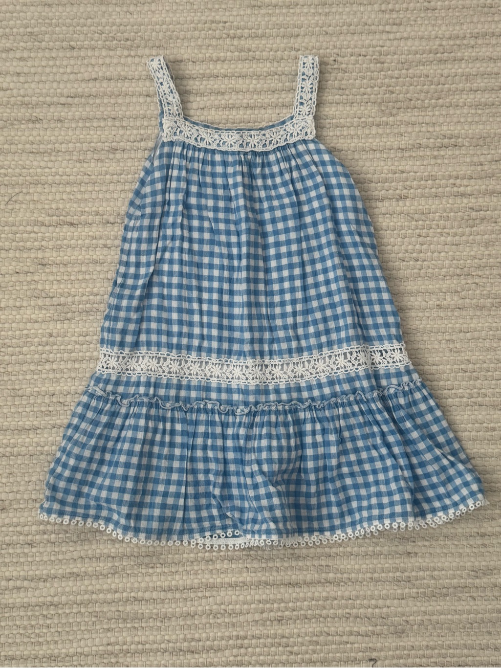 Roberta Roller Rabbit Girls Gingham Dress - Size 4 Years